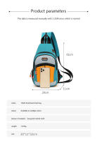 Mochila De Pecho Multifuncional Para Hombres Y Mujeres Puede Ser Usada Con Un Hombro O Dos Hombros Estilo Crossbody Moda - details 1
