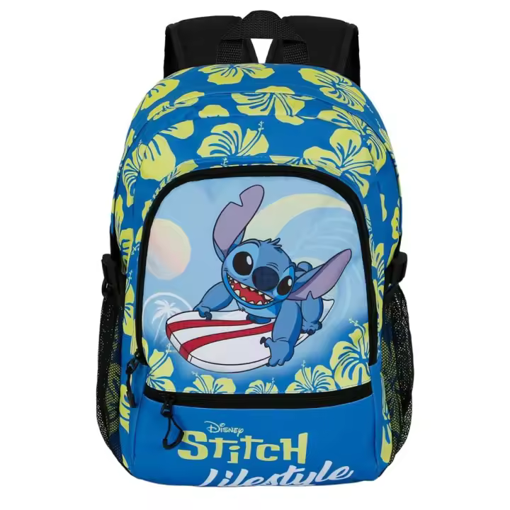 Mochila Lifestyle Stitch Disney 44m adaptable. Mochila ergonómica con amplio espacio. Diseño resistente y versátil para llevar tus pertenencias con estilo. - 1