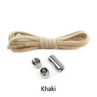 Cordones Elásticos Sin Nudo Para Zapatos De Niños Y Adultos Cordones De Nylon Con Cierre Rápido Y Metal Para Tenis - details 5