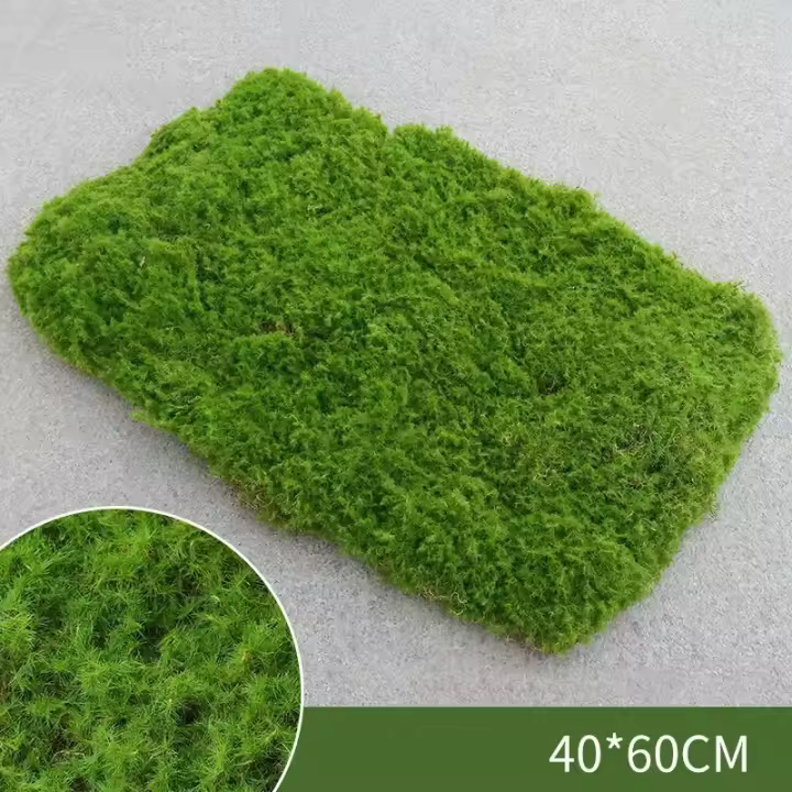 Carpetas De Mostrador Artificiales De Moss Para Jardín Exterior Decoración De Paisaje Bonsái Carpeta De Hierba Falsa Verde Simulación Para DIY Y Terrarios - 1