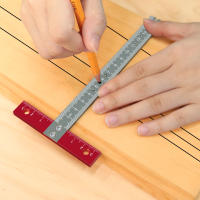 Regla De T En Aleación De Aluminio Con Impresión Láser Metríca Regla De Dibujo Compañera De Seto De Rectángulos 170MMx85MM Para Arquitectos - details 2