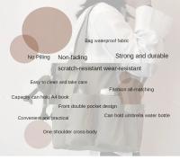 Bolso Bandolera Grande Para Mujer Xierya Capacidad De Almacenamiento Amplia Estilo Casual Cierre De Cremallera Material Impermeable Bolsa De Mano Para Estudiantes - details 0