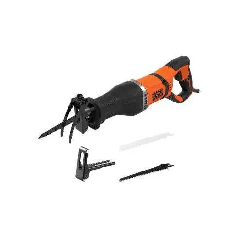 Black & Decker Sierra de Sable 750W BES301-QS - Velocidad Variable - Corte de Madera y Metal - Cambio Rápido de Hoja - 1