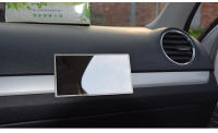 Espejo Interior De Coche Universal En Acero Inoxidable Espejo De Maquillaje Portátil Para Auto Visera Antirreflejo HD Accesorios De Estilo Para Coche - details 17