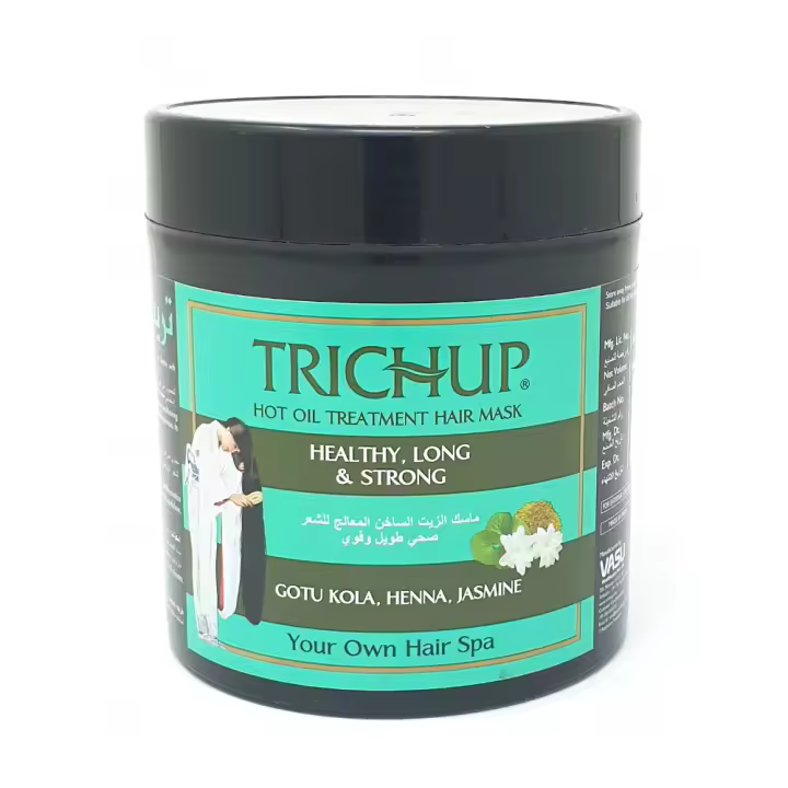 Mascarilla de pelo Trichup Henna-Jazmín Mascarilla Capilar para el Crecimiento del Cabello 500mL Vasu ,Tramamiento para el crecimiento de cabello ,Mascarilla milagrosa NOVEDAD - 1