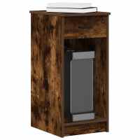 vidaXL Torre de ordenador con cajón 35x45x77 cm en color Blanco/Roble Sonoma/Gris sonoma y más - details 4