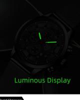 Reloj De Cuarzo Para Hombre DEYROS Minimalista De Moda Banda De Acero Inoxidable Malla Reloj Hombre Casual Negocio - details 5