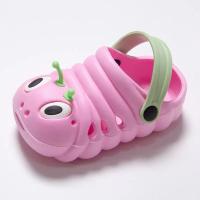 Zapatillas De Jardín Para Niños 2024 Dibujos Animados De Caterpillar Sandalias De Playa Verano Calzado Infantil De Alta Calidad Flip Flops Unisex Tamaño 1-2 Años Material Superior PU Leather Suela PVC Transpirables - details 3