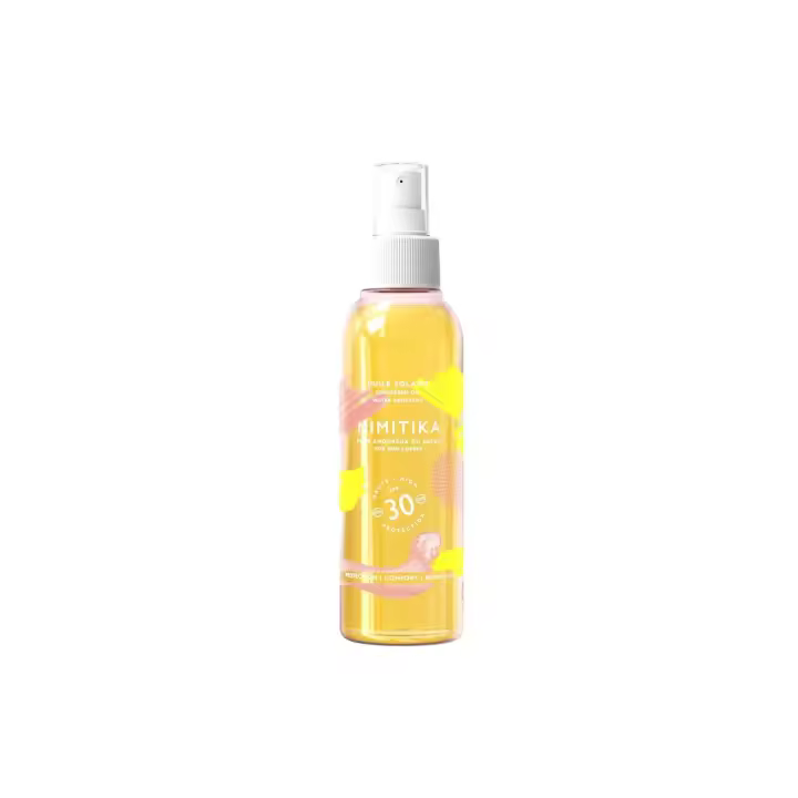 MIMITIKA Aceite Solar Protector SPF30 (150ml) – Aceite Seco Acelerador del Bronceado – Alta Protección UVA/UVB Resistente al Agua – Acabado Satinado No Pegajoso - 1