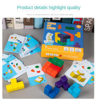 Bloques Cúbicos De Madera Para Niños Modelos Geométricos Aprendizaje Espacial Matemático Juguetes Educativos Auxiliares De Enseñanza Montessori - details 6