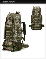 Bolsa De Viaje Táctica Para Hombres Bolsa De Escalada Y Senderismo Grande Deportes Al Aire Libre Bolsa Molle 90L Bolsa Rucksack - details 21