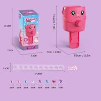Kit de deslumbramiento de cabello con diamantes de imitación, herramienta brillante para niñas, juego multifuncional con máquina de peinado, juguete de simulación de peinado para peinados creativos - details 1