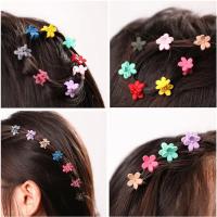 50 pinzas para el pelo con forma de Flor de 0,51 pulgadas, minipinzas de plástico para el pelo, horquillas - details 2