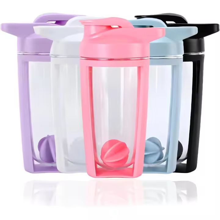 Botella de Agua Deportiva para fitness, botellas para batidos de proteínas, Botella para batidos, batidoras de Suplementos deportivos, Vase - 1