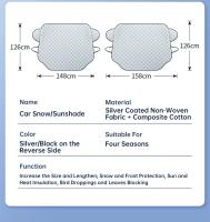 Protector Anticongelante Para Parabrisas De Coche Li Lixiang L6 L7 L8 L9 ONE MEGA Algodón Sombra Solar Resistente a La Nieve Y Hielo - details 11