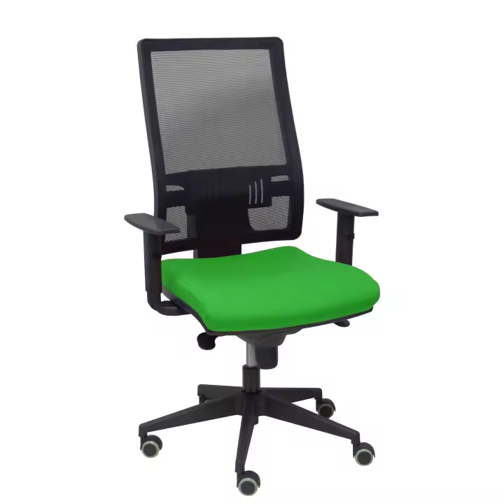 Piqueras Y Crespo Silla de Oficina Ergonómica con Brazos y Soporte Lumbar Regulables - 1
