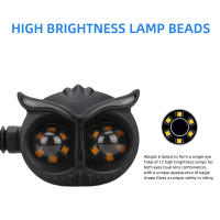 2pcs Luz De Señal De Golondrina Para Motocicleta Amarilla Indicadores Universales 12V Accesorios De Lámpara Trasera Para Moto - details 5