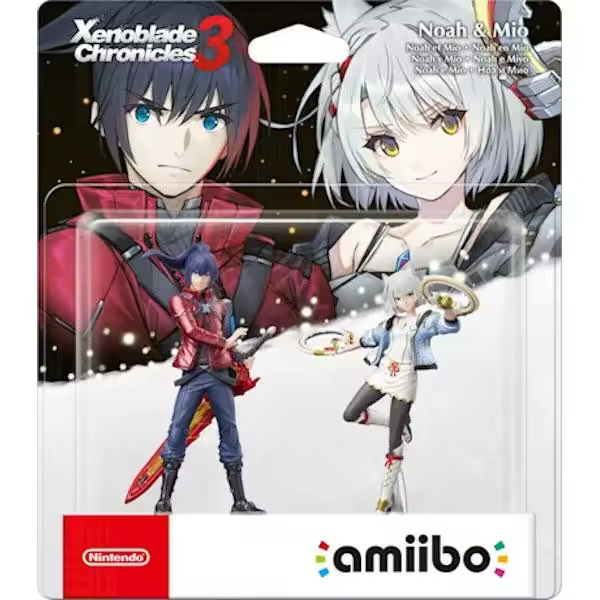 Figura Amiibo Xenoblade Chronicles 3 Pack 2 Noah & Mio NUEVO PRECINTADO PAL ESPAÑA - 1