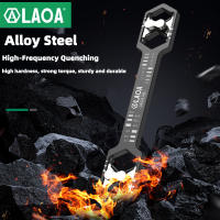 Llave De Hexágono Ajustable LAOA 14 En 1 Multifuncional Métrica/Inch Aleación De Acero Diseño De Doble Cabeza - details 7