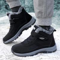 Botas De Nieve Para Mujer Botines De Invierno Casuales Con Plush Non-slip Talla Grande Cuero Sintético Lining De Peluche Acolchado Botines De Combate Para Motocicleta Y Senderismo - details 3