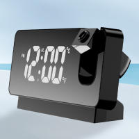 Reloj De Mesa Digital Con Proyección En Techo 180° Pantalla LED Y Temperatura Para Dormitorio Y Sala De Estar Reloj De Alarma Moderno - details 0
