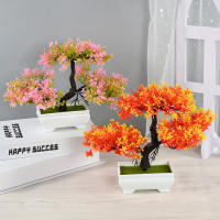 Pequeño Árbol Bonsái Artificial Verde En Maceta Flor Falsa Para Decoración De Habitaciones Casas Bodas Jardines Arreglo Ornamental - details 5