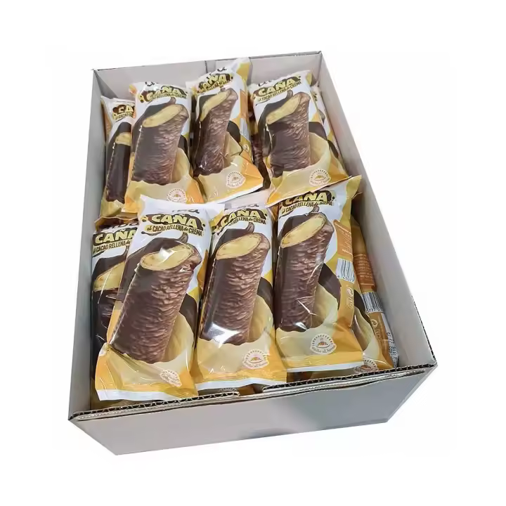 Caña rellena de crema-choco Alba. Caja de 35 unidades 8430777020406 - 1