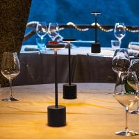 Lámpara De Mesa Moderna LED Recargable Táctil Con 3 Colores Para Decoración De Habitación Restaurante Bar Lámpara Atmosférica - details 3