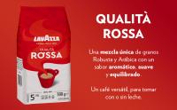 Lavazza, Qualità Rossa, Café en Grano Natural, Ideal para la Máquina de Café Espresso, con Notas Aromáticas de Chocolate y Frutos Secos, Arábica y Robusta, Intensidad 5, Tueste Medio, Paquete de 500 g - details 1