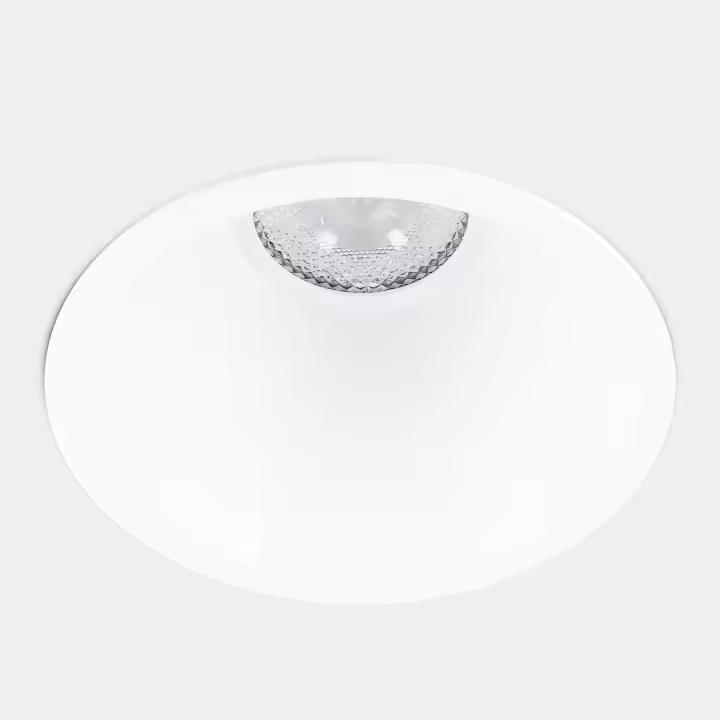 LEDS·C4 Downlight Lite Ø105Mm 6.7W Blanco Cálido - 2700K Cri 80 30.2º On-Off Blanco I - 1