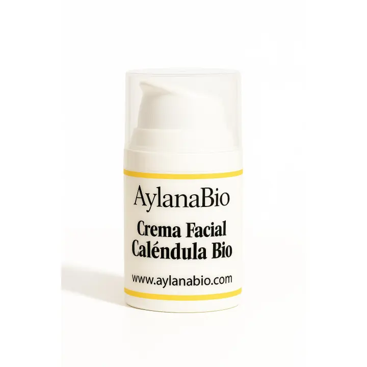 Aylanabio - Crema Facial Nutritiva de Caléndula BIO | Piel Sensible y Atópica | Artesanal con Certificación BioVidaSana | Hidratación, Calma y Protección Natural - 1