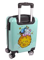 Maleta de 16" Plakados con Estampado de Unicornio, 4 Ruedas Giratorias y Cierre TSA, Perfecta para Niños ( 48x28x20  ) - details 1