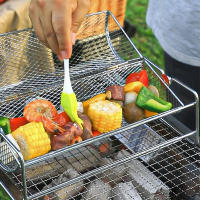 Carcasa De Barbacoa Rotatoria Manual Con Base En Acero Inoxidable Herramienta De Jardín Y Barbecue Fácil De Limpiar Y Resistente Al Calor - details 1