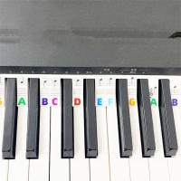 Etiquetas De Teclas Para Piano Electrónico De 88 Teclas Colores Variados Estilo Musical Etiquetas De Notas Para Aprendizaje - details 1