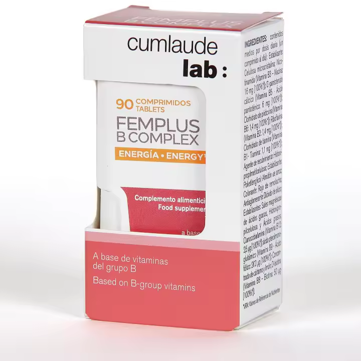 CUMLAUDE LAB: FEMPLUS B COMPLEX 90 COMPRIMIDOS - 1