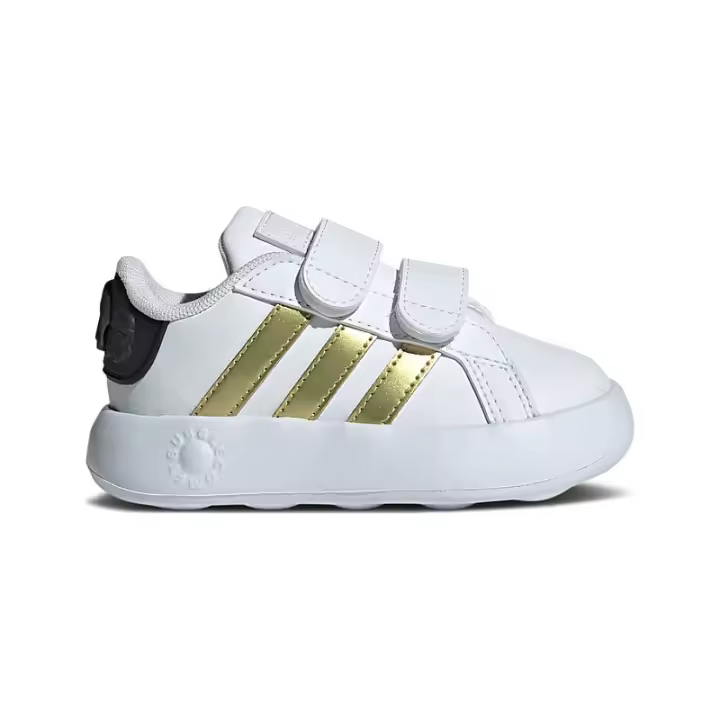 Zapatillas Casual Infantil Niño/a Adidas Stars Wars Grand Court CF I Color Blanco, Dorado y Negro-IH8036 Adidas - 1