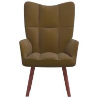 vidaXL Sillón de relax de terciopelo Gris claro, Gris oscuro, Verde oscuro Sillon Dormitorio Sillon Comodos Silla Relax Sillón Sofá - details 7