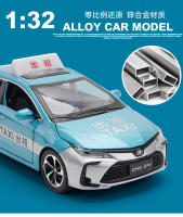 Toyota Corolla Taxi De 1:32 En Aleación De Metal Vehículo Diecast Con Sonido Y Luz Coche Retroductor Para Niños Regalos A633 - details 2