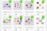 100pcs Conectores De Hebilla Para Joyería Clavos De Talla Bails De Melón Suministros De Pendantes De 7 8 10mm En Metal - details 3