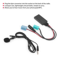 Cable De Audio Bluetooth 6Pin Adaptador AUX-IN Para Coche Con Micrófono Compatible Con Clio/Espace/Megane Accesorio De Automóvil - details 1