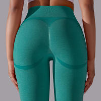 Mallas de Yoga de nailon para mujer, pantalones deportivos de cintura alta, elásticos, ajustados, transpirables, para entrenamiento - details 36