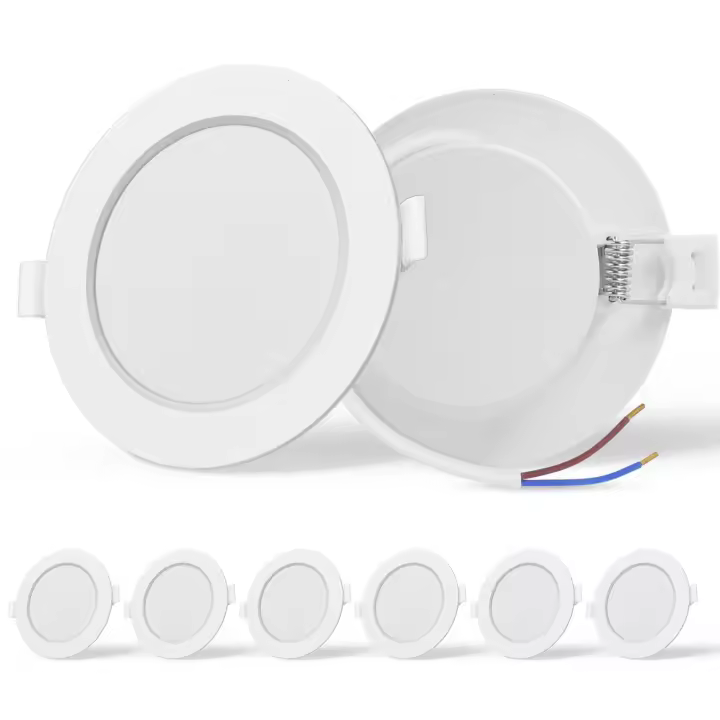Aigostar Foco empotrable led techo, Downlight Led Techo Redondo, Ojos de buey de led, 6 pack - 1