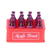Juego De Miniatura De Casa De Muñecas 1:12 Con Botellas De Bebida Y Caja De Almacenamiento Decoración De Escena De Vida Para Muñecas - details 2