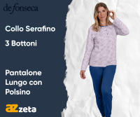 Pijama de Mujer Largo 100% Algodón. - details 3