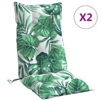 vidaXL Cojines para silla con respaldo alto 2 uds tela Oxford Color Gris,  Beige,  Taupé y mas Cojín Decorativo de Asiento Cojines de muebles de salon - details 1