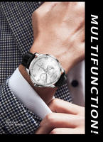 Reloj Mecánico Automático JSDUN Para Hombre De Calidad Superior Multifuncional Resistente Al Agua Con Manecillas Luminosas Y Calendario Completo - details 11