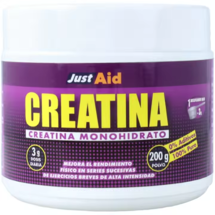 Creatina Polvo 200g Just-Aid - 1