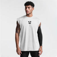 Camiseta De Correr Para Hombre Verano Ropa De Fitness Quick Dry Corte Holgado Para Baloncesto Y Gimnasio Sin Mangas En Colores Sólidos - details 13