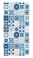 J.S ONDO Toalla de baño , Toalla de Playa, ESTAMPADO DE MANDALAS Mosaicos Toalla Microfibra Prevención de Arena, Toallas de Playa Ligera y de Secado Rápido, Aplicable a Playa, Viajes, Sauna, Gimnasio 90*170cm - details 1
