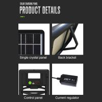 Panel solar, Cargador solar portátil, Cargador de teléfono USB type C, panel solar impermeable para acampar al Aire Libre - details 0